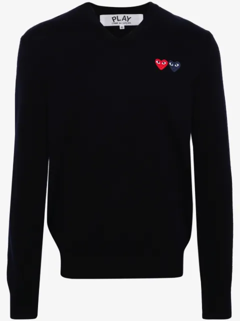 Comme Des Garçons Play Maglione con applicazione