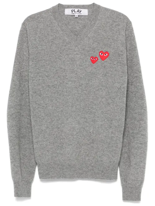 Pull à patch cœur - Comme Des Garçons Play - Modalova