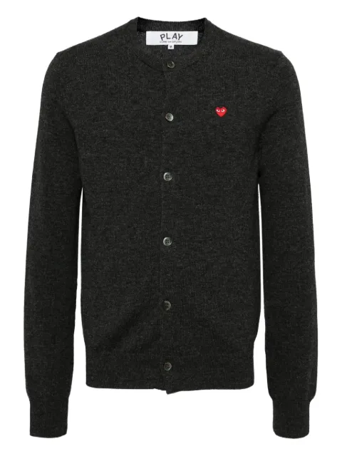 Comme Des Garçons Play logo-emblem cardigan