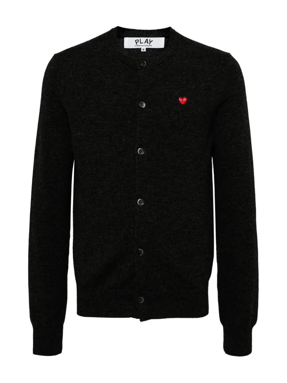 Comme Des Garçons Play logo-emblem cardigan - Nero