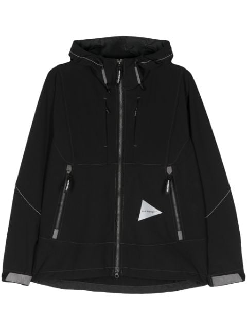 and Wander logo-print hooded jacket