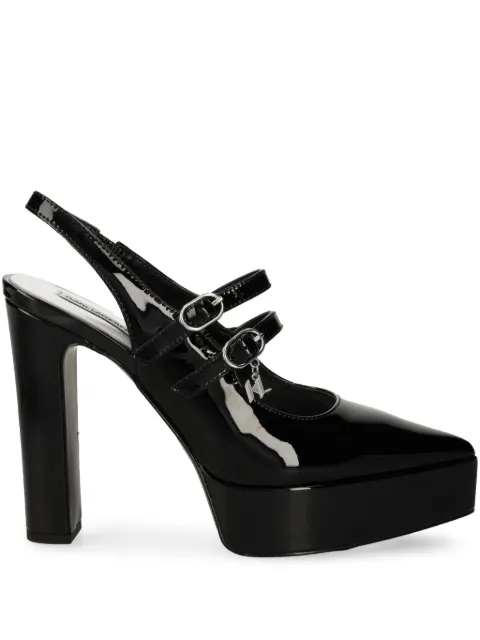 Karl Lagerfeld 130mm leather pumps