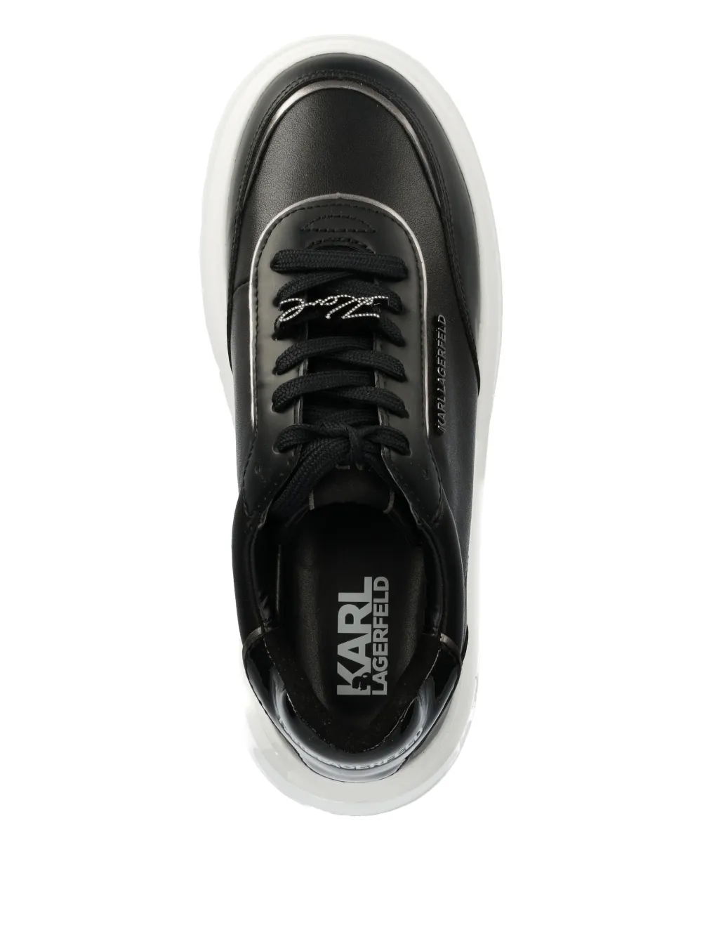 Karl Lagerfeld Anakapri Autograph Trainers In Black