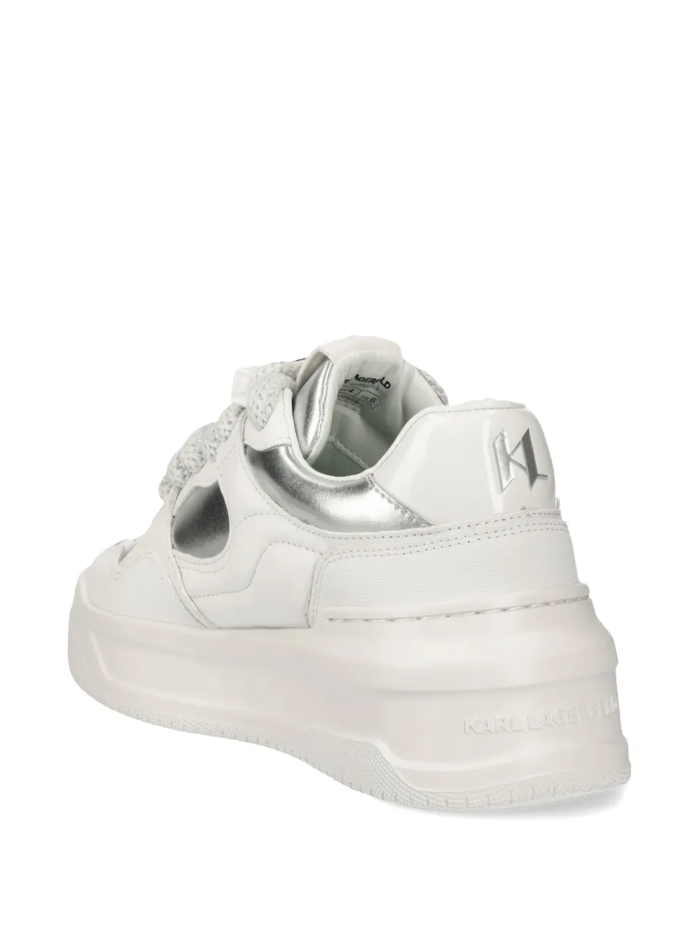Shop Karl Lagerfeld Krew Max Trainers In White