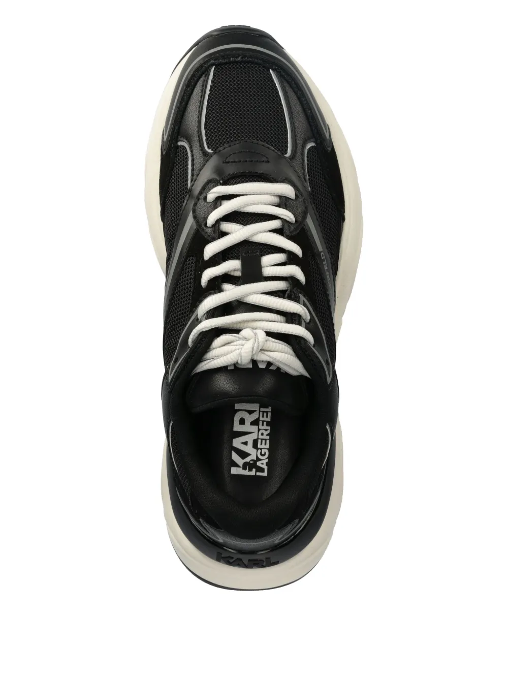 Karl Lagerfeld leather sneakers Black