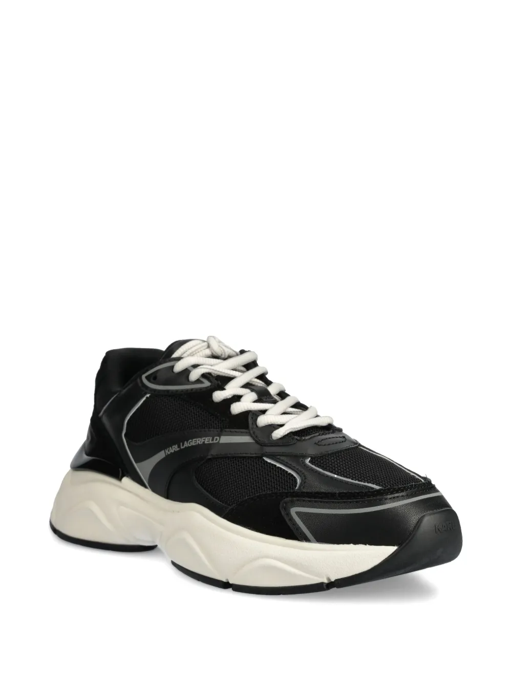 Karl Lagerfeld leather sneakers Black