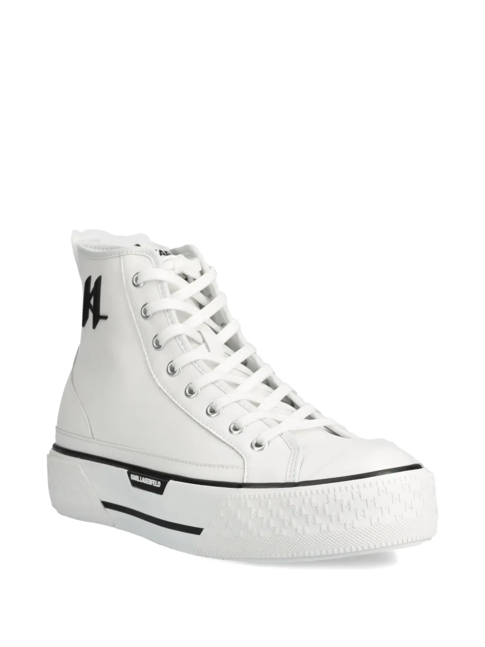 Karl Lagerfeld Leren sneakers - Wit