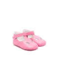 Gallucci Kids leather ballerina shoes - Pink