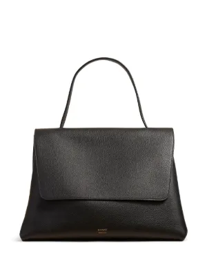 トートバッグ KHAITE 'Crosby' shoulder bag Crosby Bag in Black Pebbled Leather – KHAITE