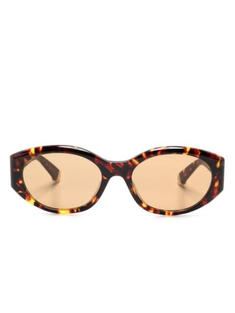 Stella McCartney Eyewear tortoiseshell-effect oval sunglasses