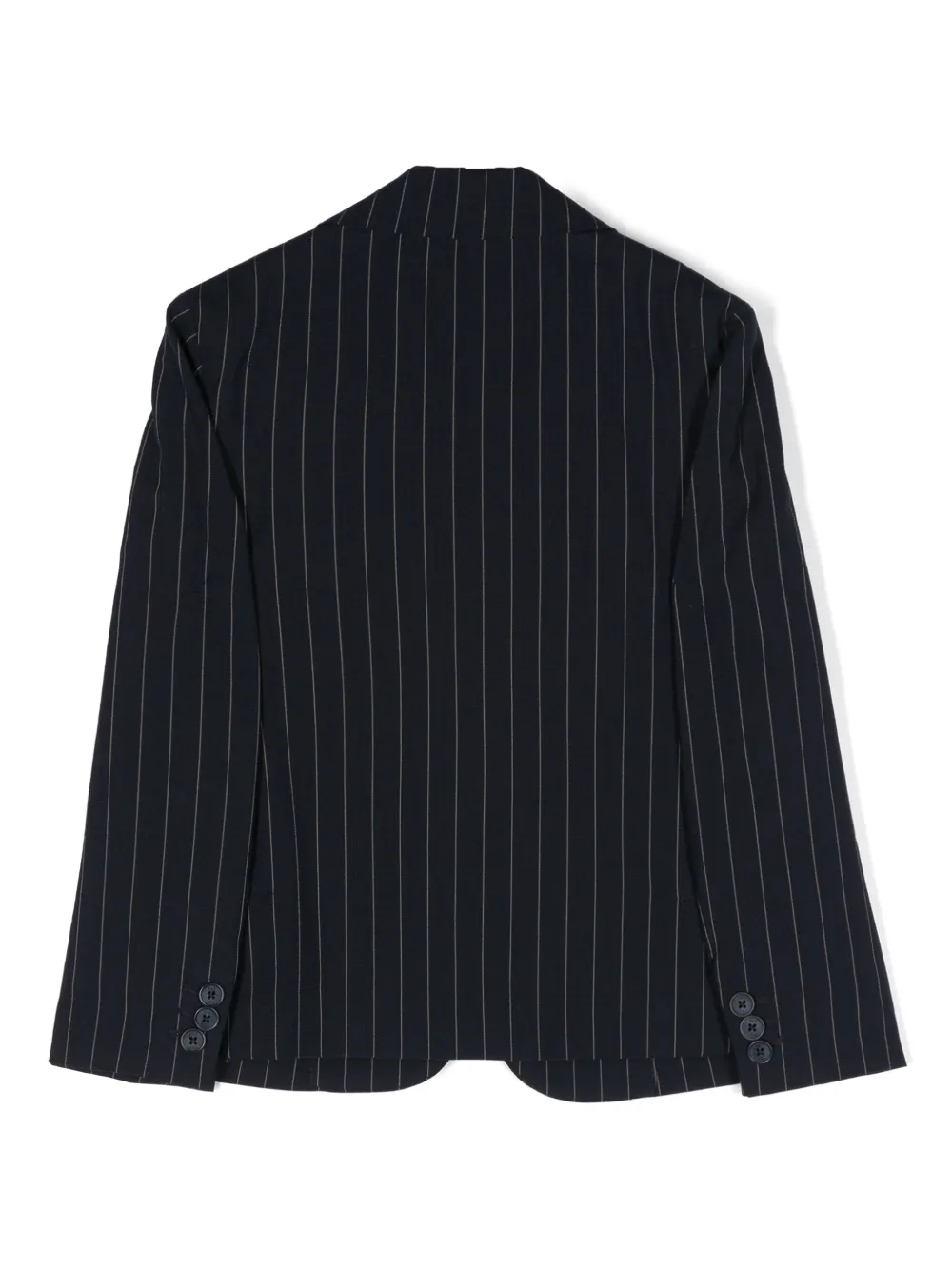 Shop Fay Pinstriped Single-breasted Blazer In Blue