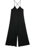 Andrea Ya'aqov wide-leg crepe jumpsuit - Black