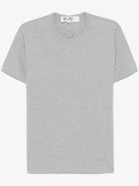 Comme Des Garçons Play Camiseta com patch de coração