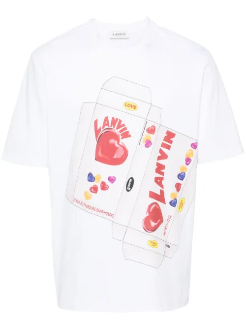 T-shirt à imprimé bonbon - Lanvin - Modalova