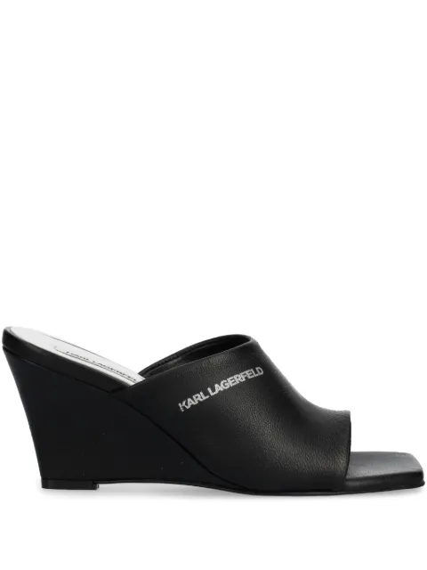 Karl Lagerfeld 85mm logo-print sandals