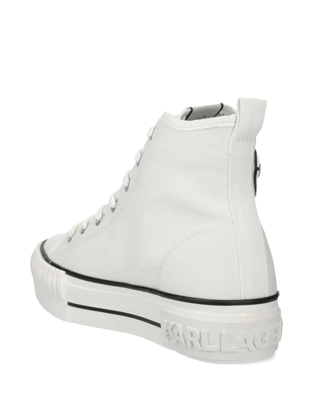 KARL LAGERFELD LOGO-PATCH SNEAKERS
