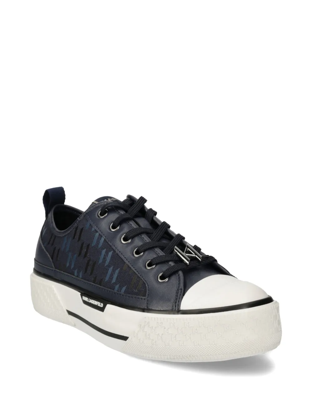 Karl Lagerfeld logo-print sneakers Blue