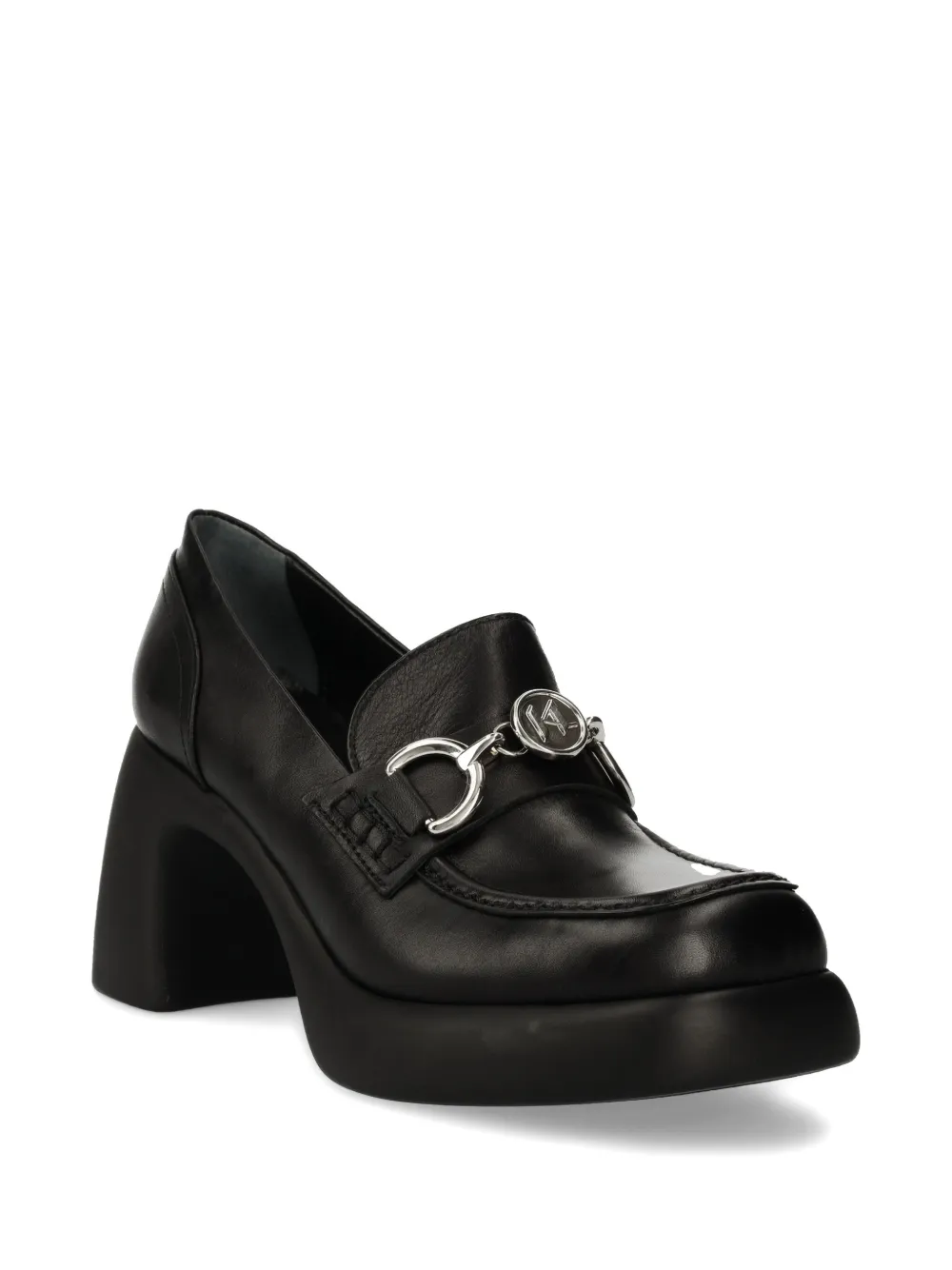 Karl Lagerfeld 75mm leather pumps - Zwart