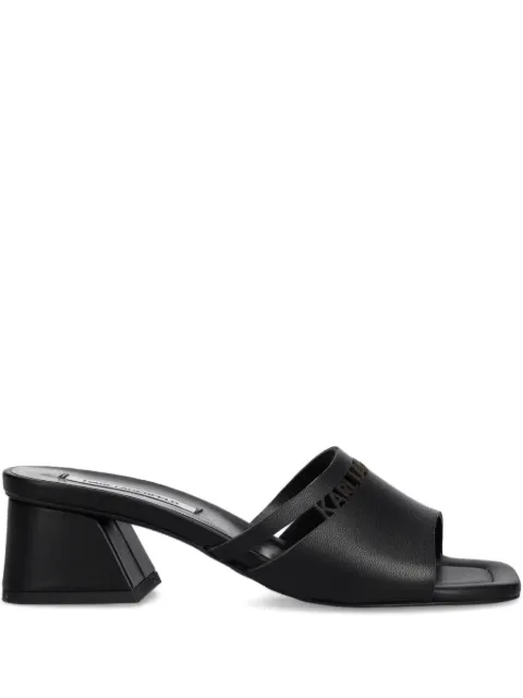 Karl Lagerfeld block-heeled open-toe sandals