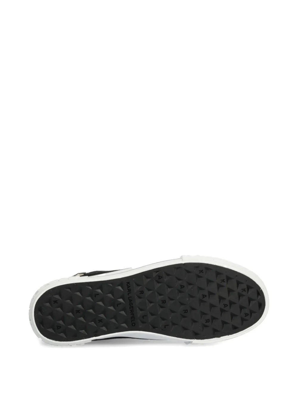 Karl Lagerfeld Black Kampus Max Karl Ikonic Sneakers In Black