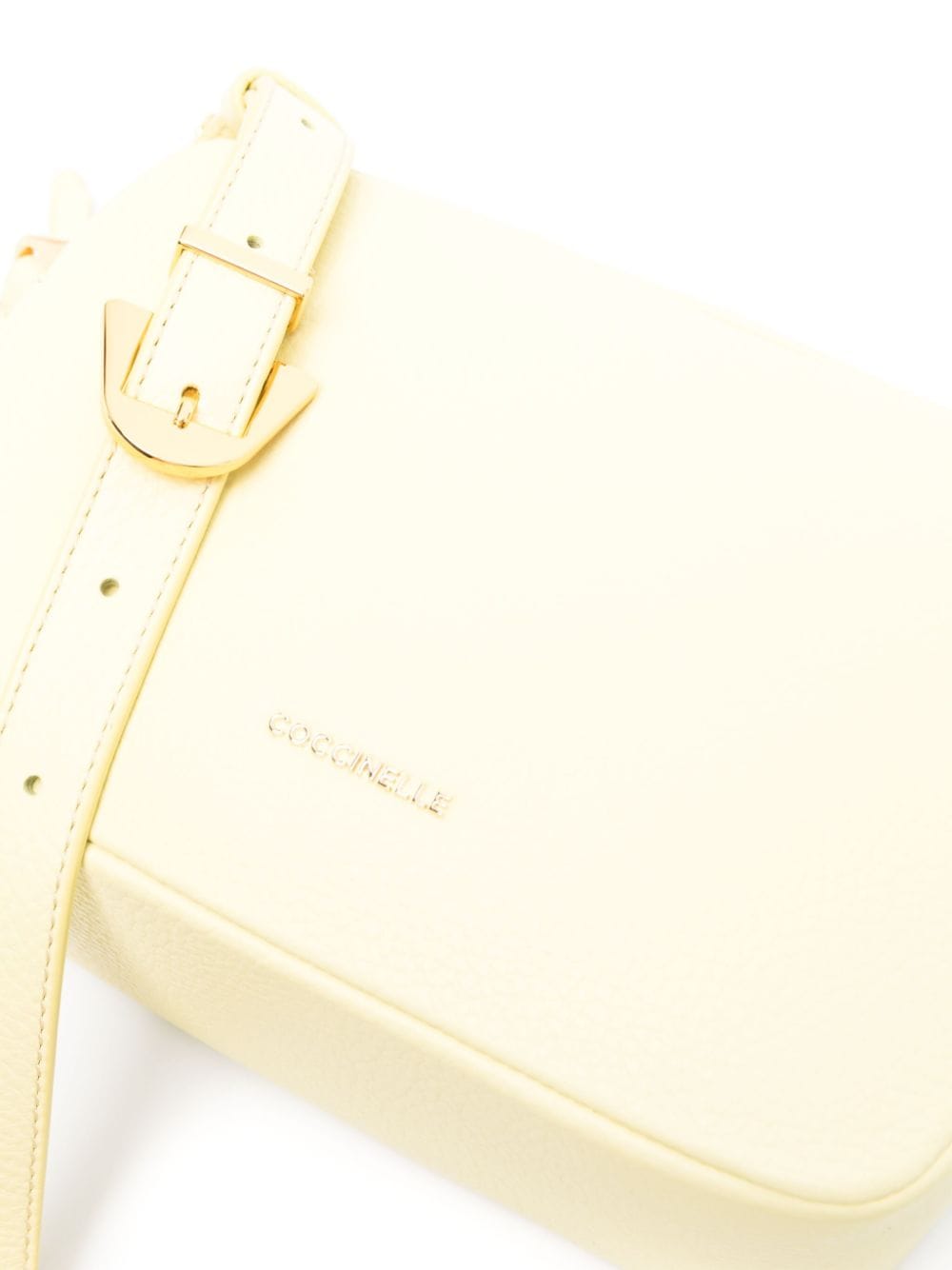 Shop Coccinelle Small Gleen Cross Body Bag In Yellow