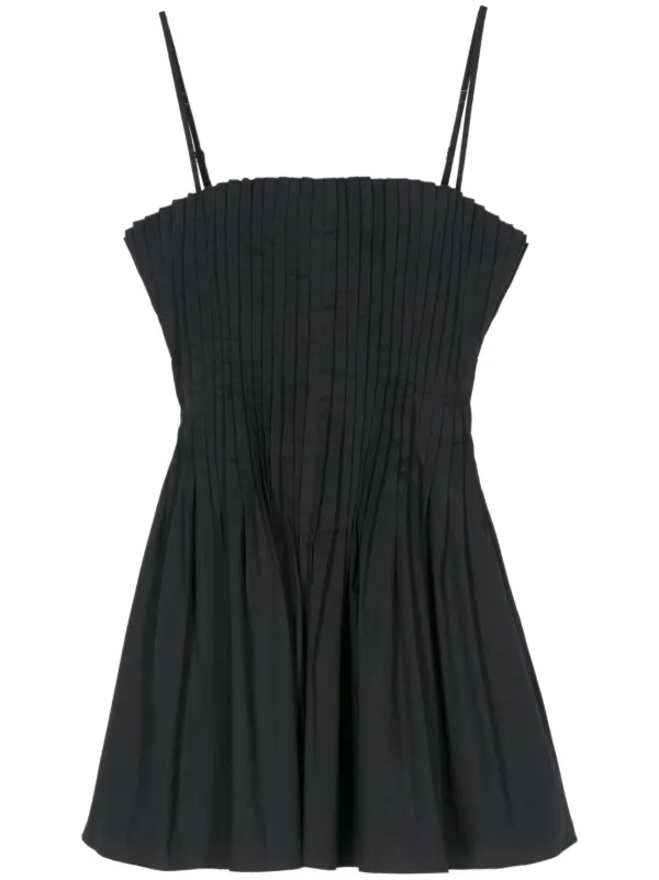 open lace back dress STAUD Women's Ellison Dress, Black, XS at Amazon Women's Clothing store