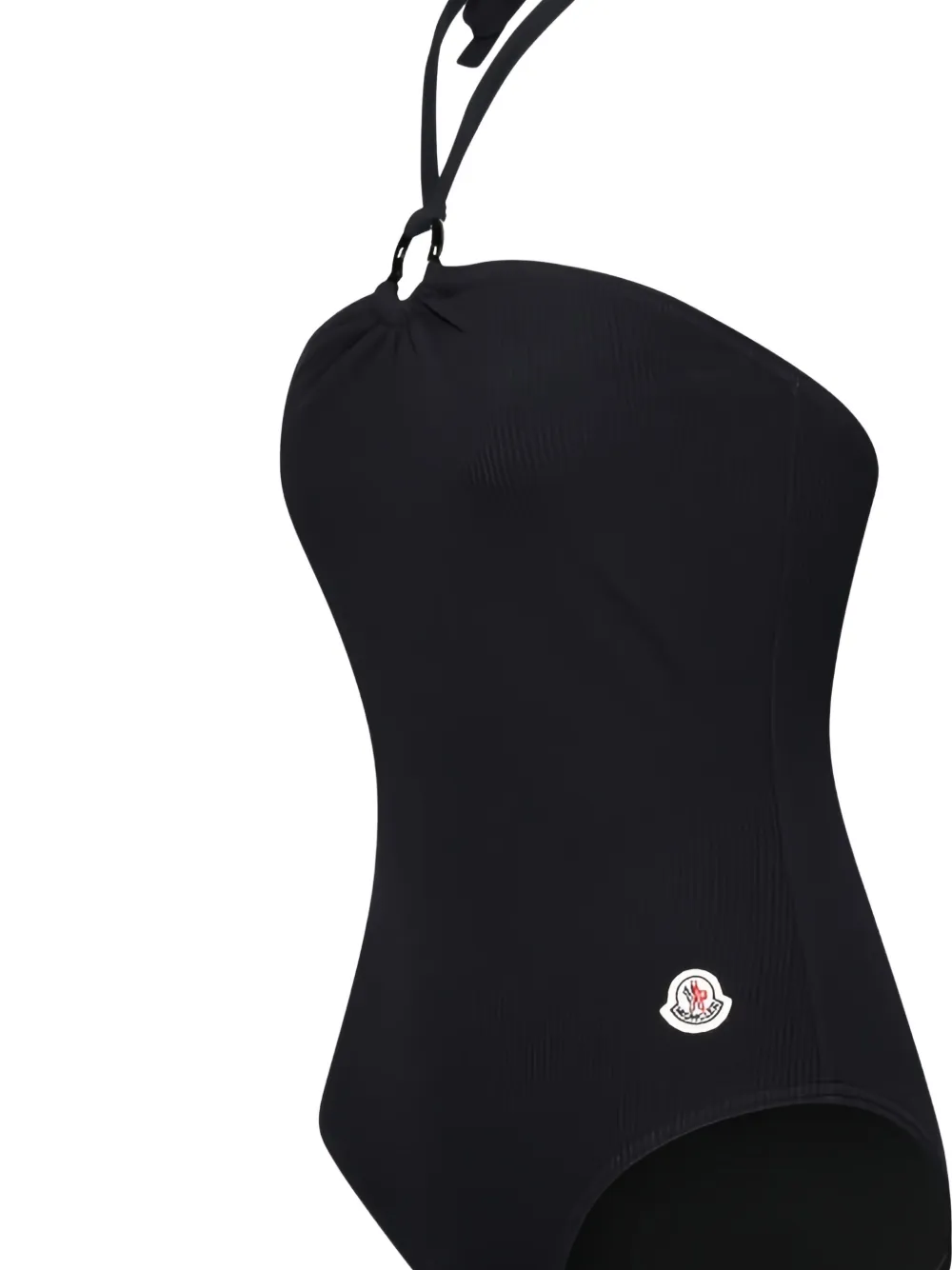 Moncler Badpak met logo Zwart