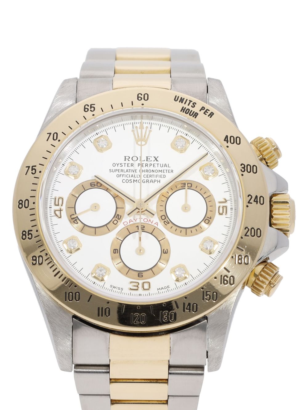 Rolex 1998 pre-owned Cosmograph Daytona 40mm horloge - Wit