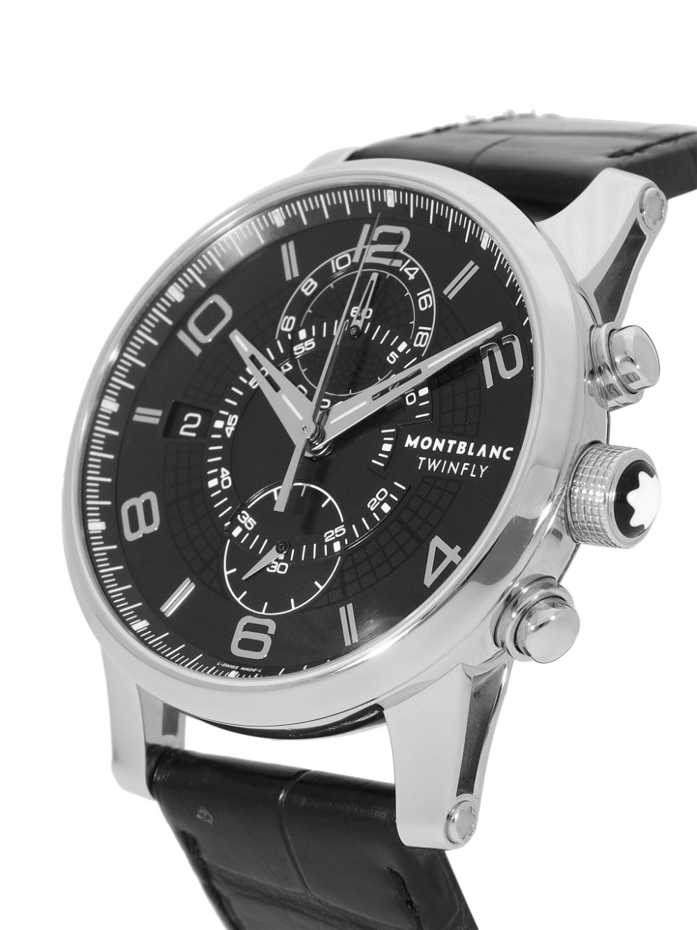 Montblanc pre-owned Timewalker Twinfly 43mm - Zwart