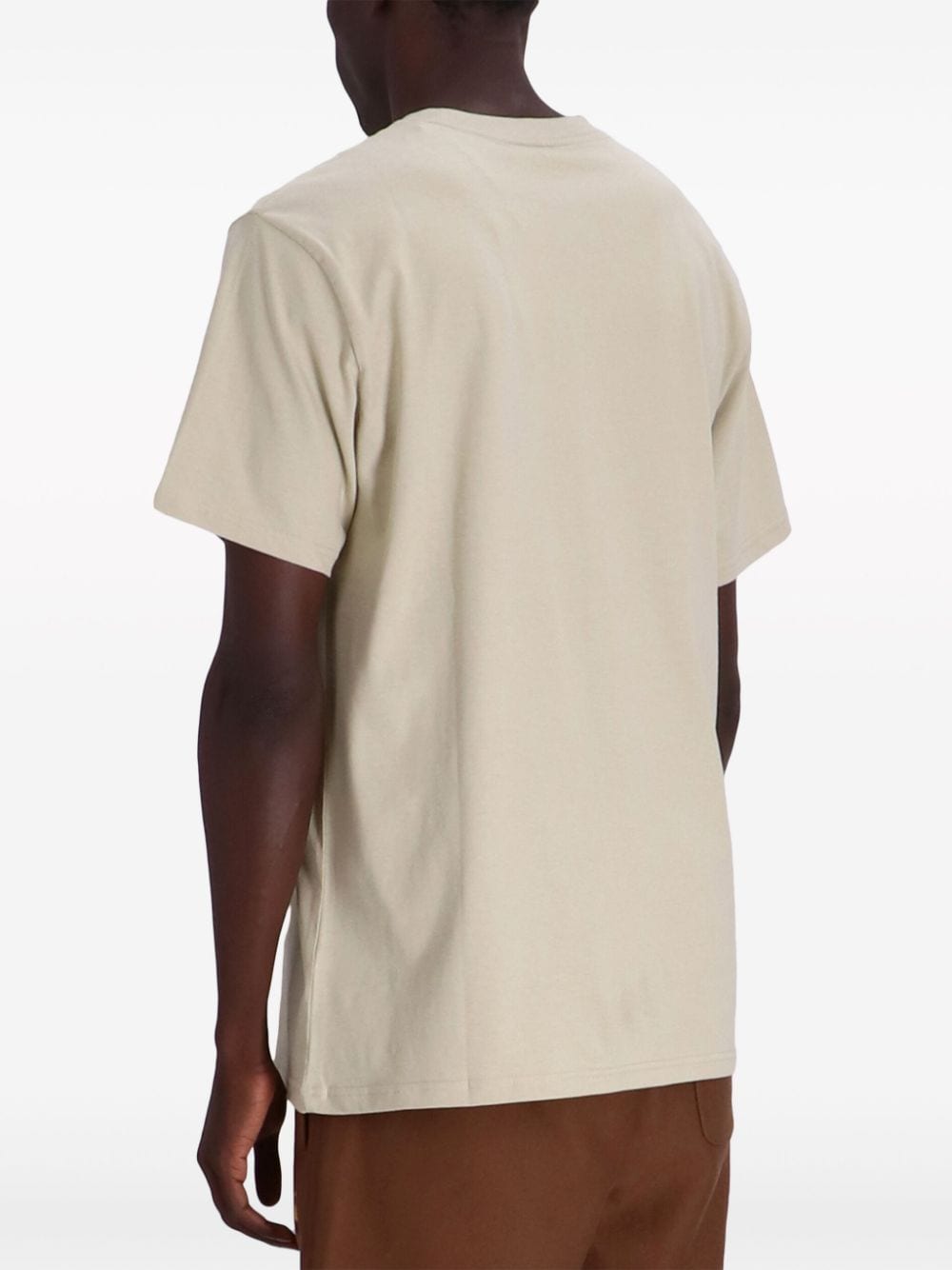 Shop Carhartt Script-print Cotton T-shirt In Neutrals
