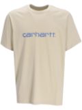 Carhartt WIP Script-print cotton T-shirt - Neutrals