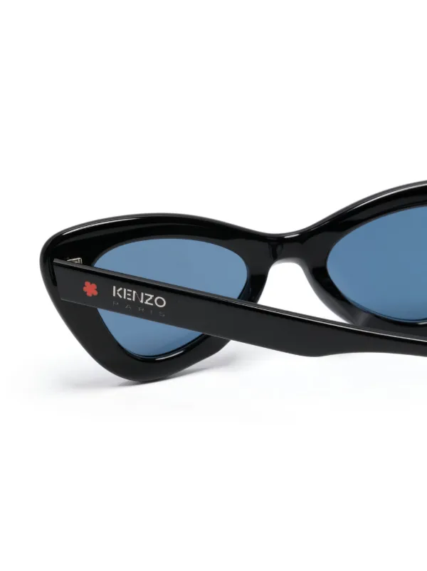 ケンゾー KENZO 黒縁 ファッションサングラス （BLACK） -waja