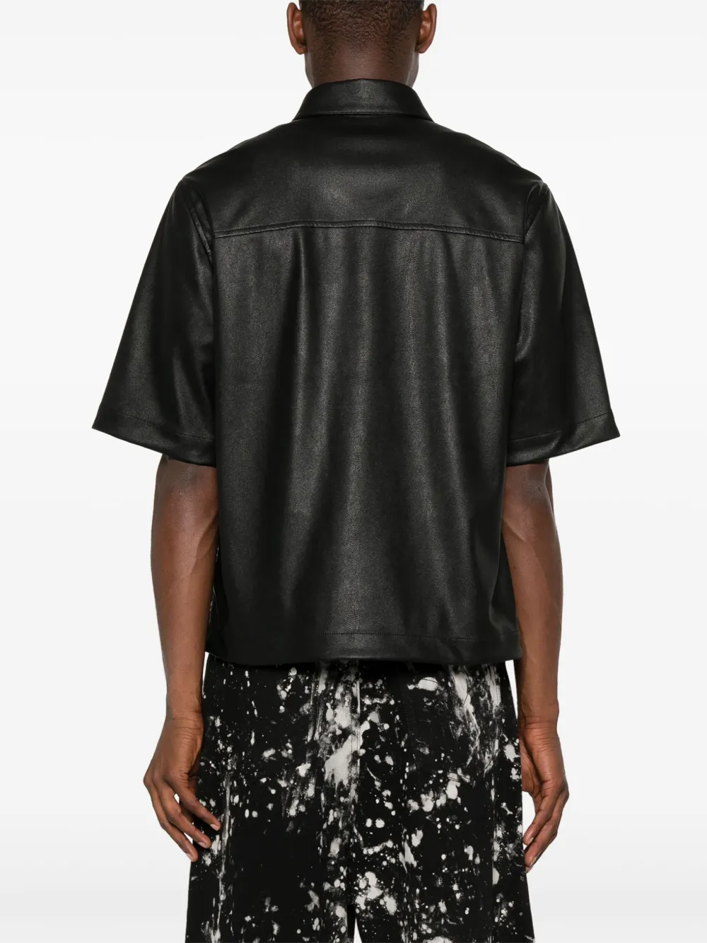 AMIRI Arts District Camp Shirt Black FARFETCH