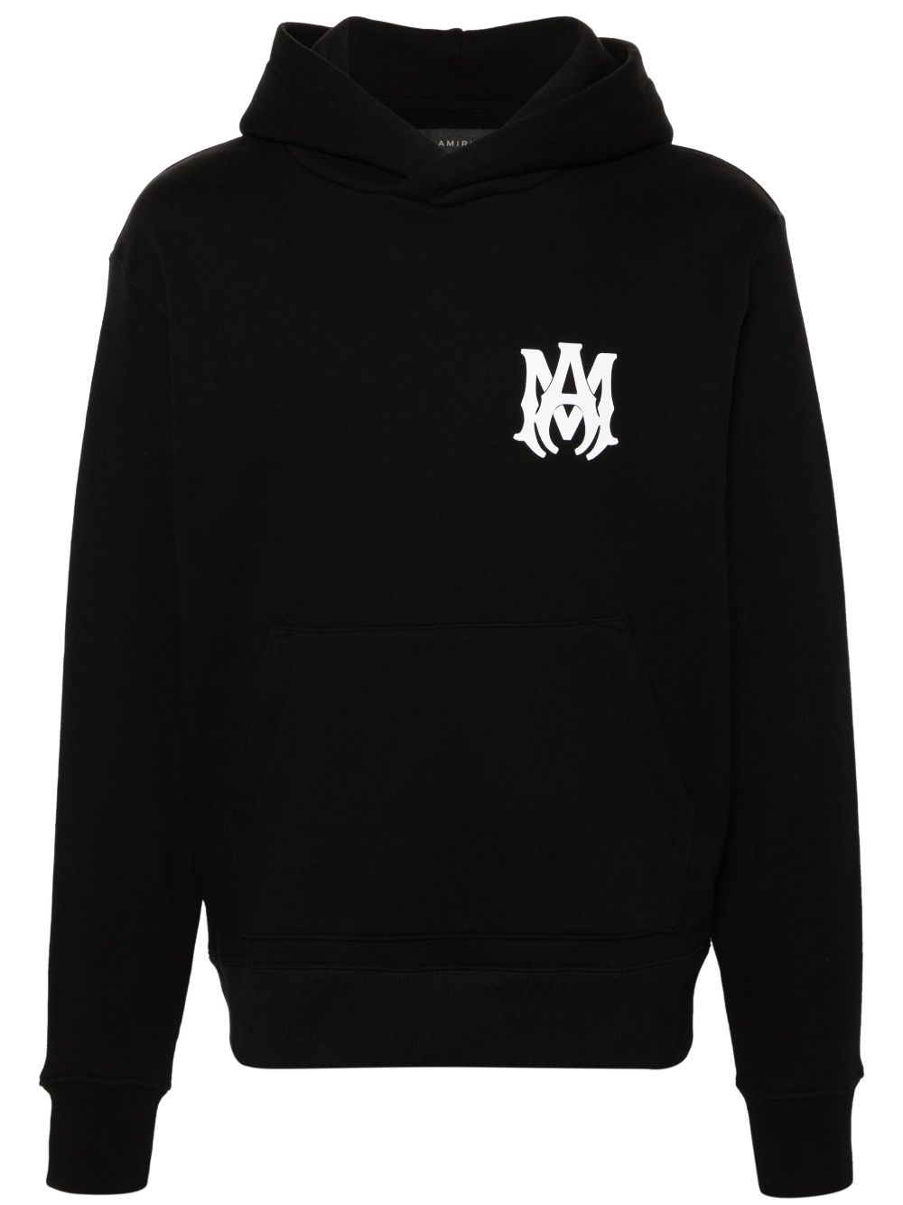 AMIRI logo-print cotton hoodie Zwart