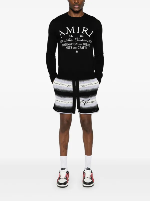 AMIRI Arts District Cotton Jumper | Black | FARFETCH JO AMIRI Arts District Cotton Jumper | Black | FARFETCH JO