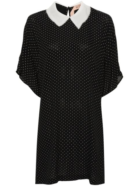 Nº21 Minikleid mit Polka Dots