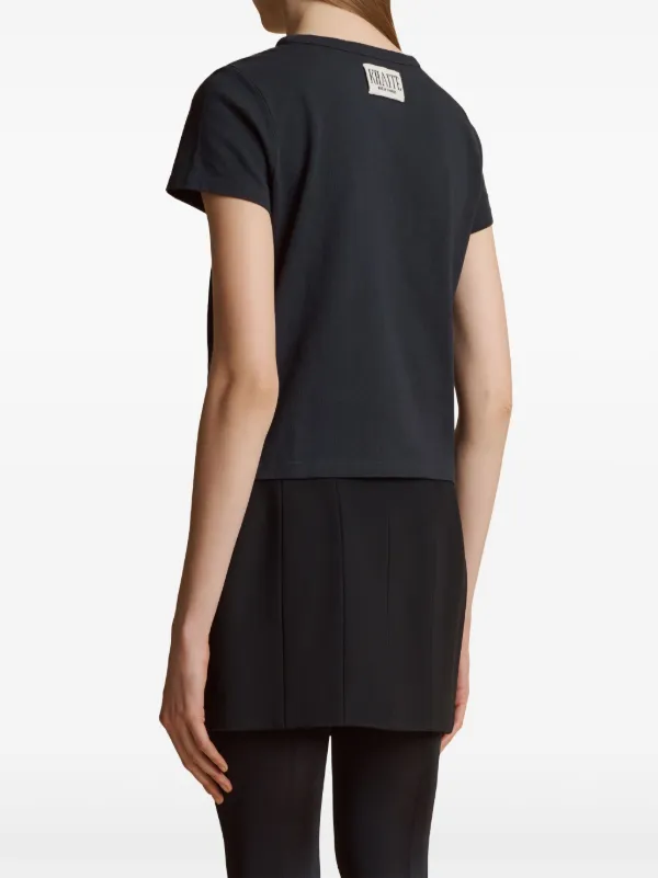 【関税込み】KHAITE ブラック The Samson Tシャツ Samson T-Shirt in Washed Black – KHAITE