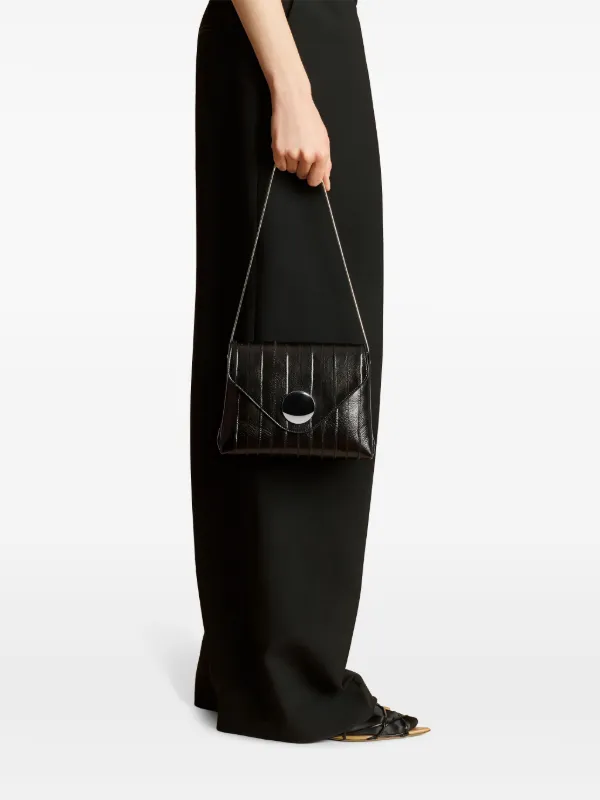 ショルダーバッグ・ポシェット KHAITE Woman Shoulder bag Black H6015919 200 Simona Shoulder Bag in Black Leather – KHAITE