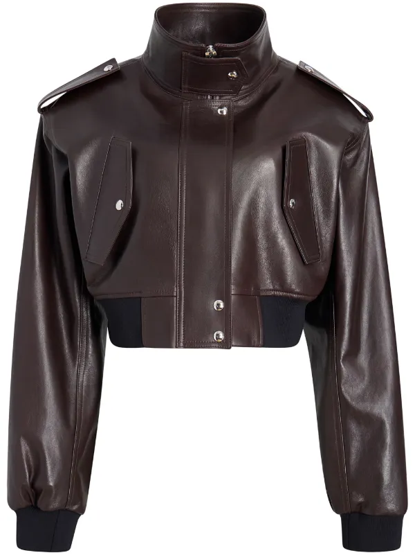 【送料&関税込】Khaite the Tanner Jacket KHAITE Tanner Jacket in Brown | FWRD