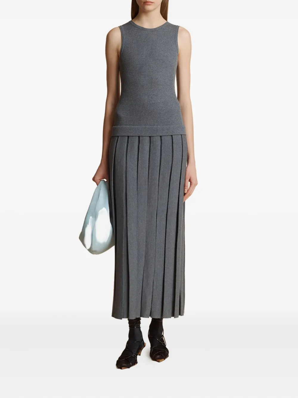 KHAITE Cassette jurk - Grijs