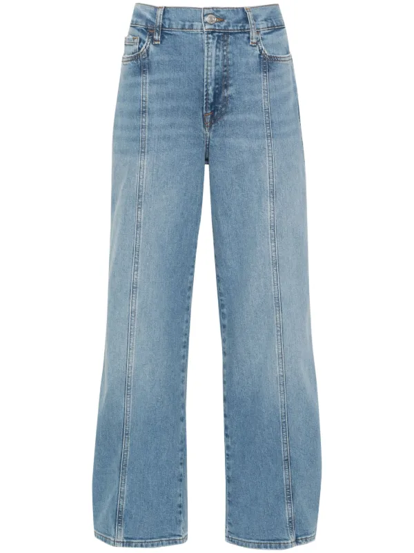 デニム・ジーパン FRAME Woman Jeans Denim LSPBP291 WLSC FRAME wide-leg Jeans | Blue | FARFETCH