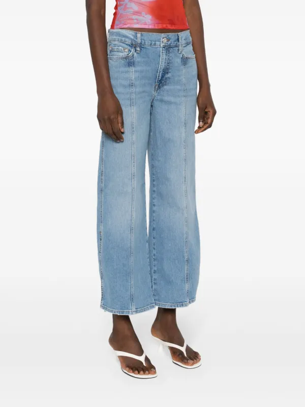 デニム・ジーパン FRAME Women Pants LJNA510 B FZIG BLUE FRAME wide-leg Jeans | Blue | FARFETCH