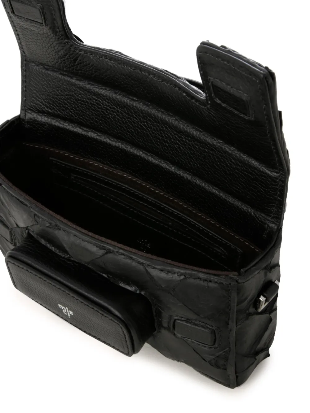 Misci Eli Pirarucu-skin Tote Bag In Black