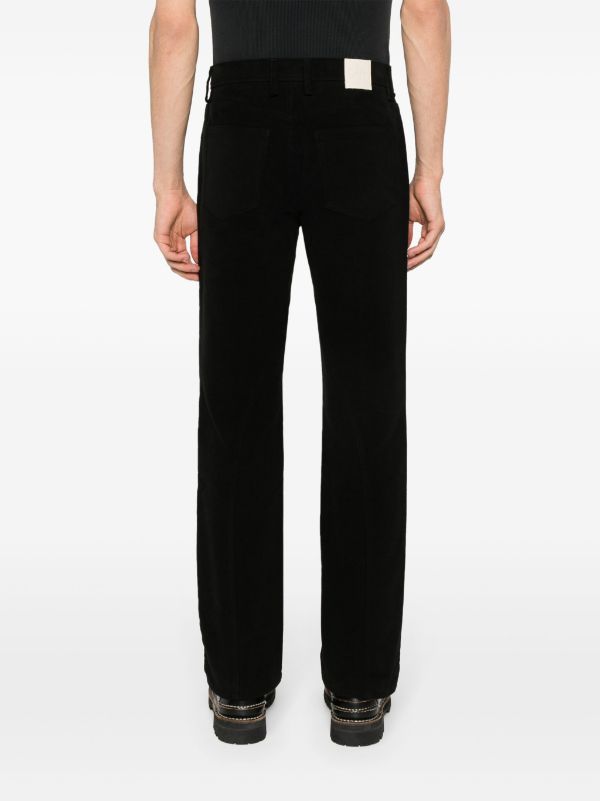 Séfr Bonanza Velour Trousers | Black | FARFETCH IN