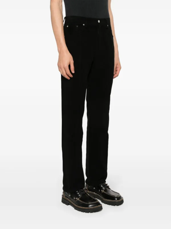 Séfr Bonanza Velour Trousers | Black | FARFETCH LB