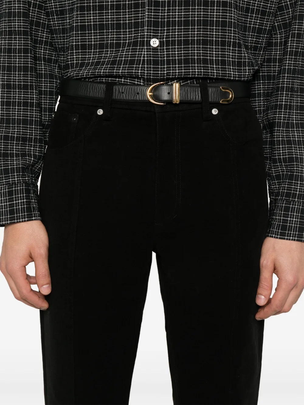 Séfr Bonanza Velour Trousers | Black | FARFETCH