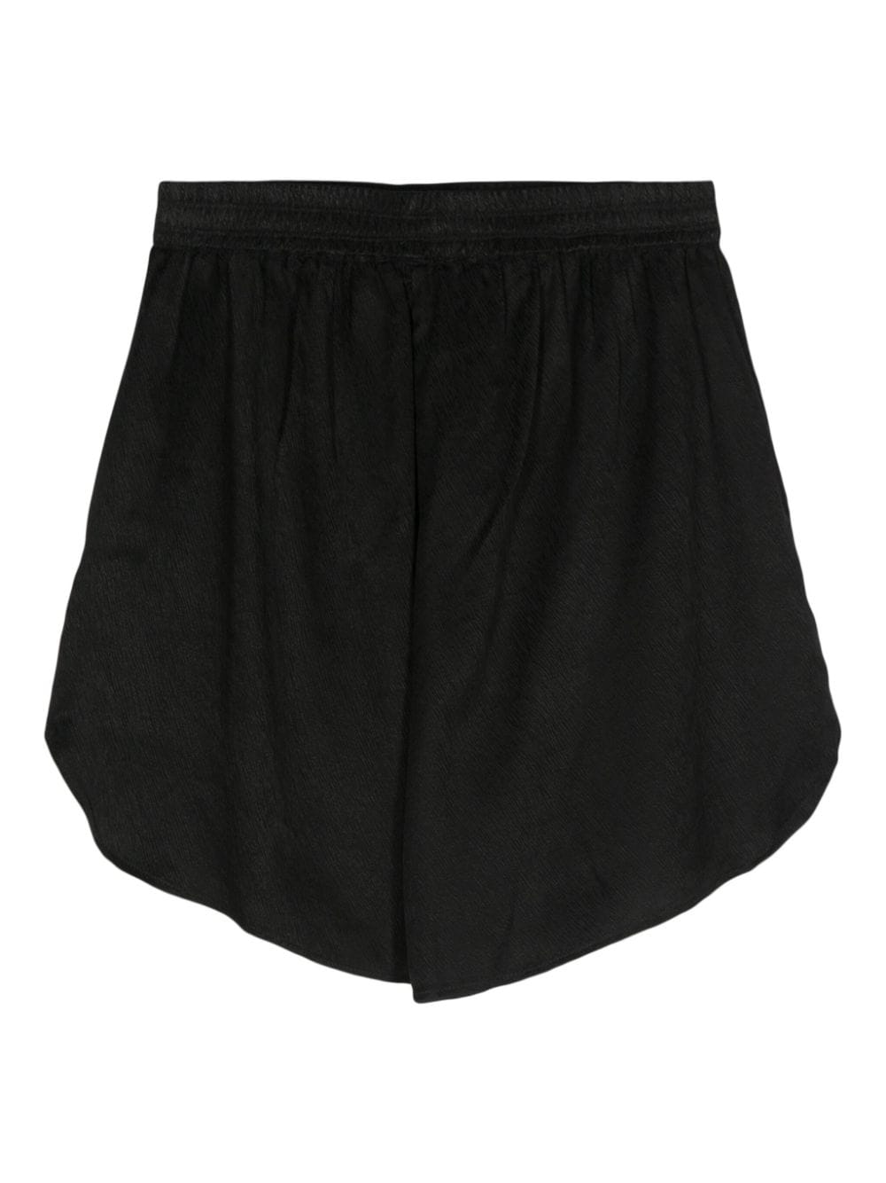 Shop Won Hundred Chili Patterned-jacquard Shorts In Black