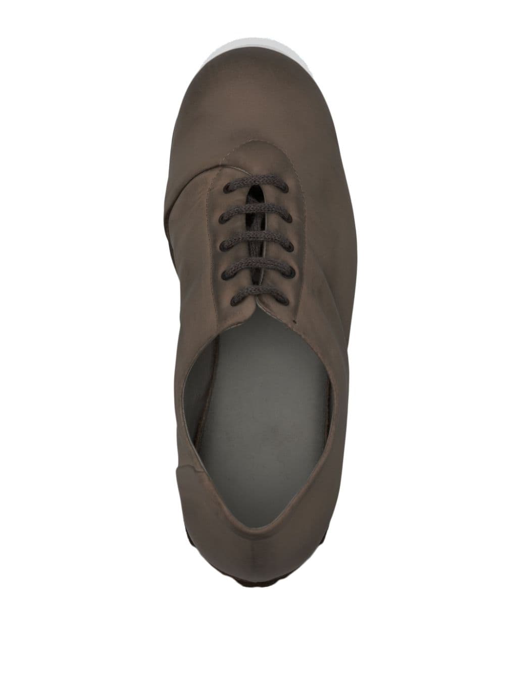 Shop Cherevichkiotvichki Lace-up Calf Leather Shoes In Neutrals