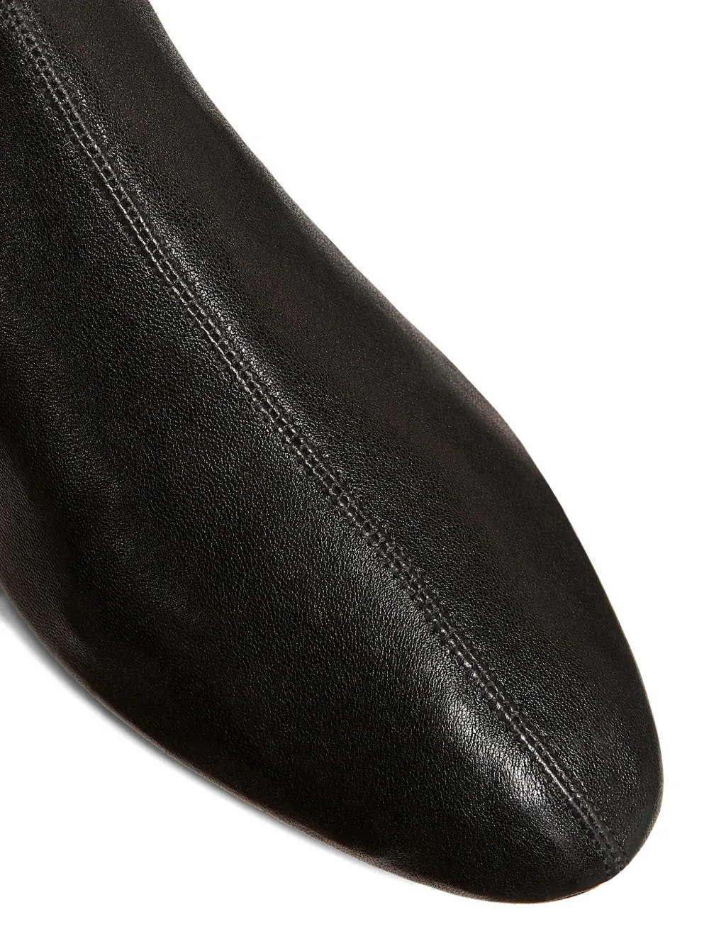 Khaite Apollo Leather Boots In Black