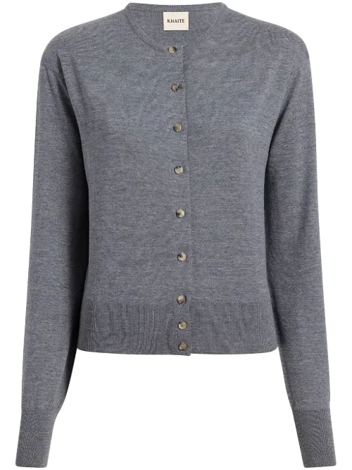 KHAITE cardigan The Jackie - Gris - KHAITE - Modalova